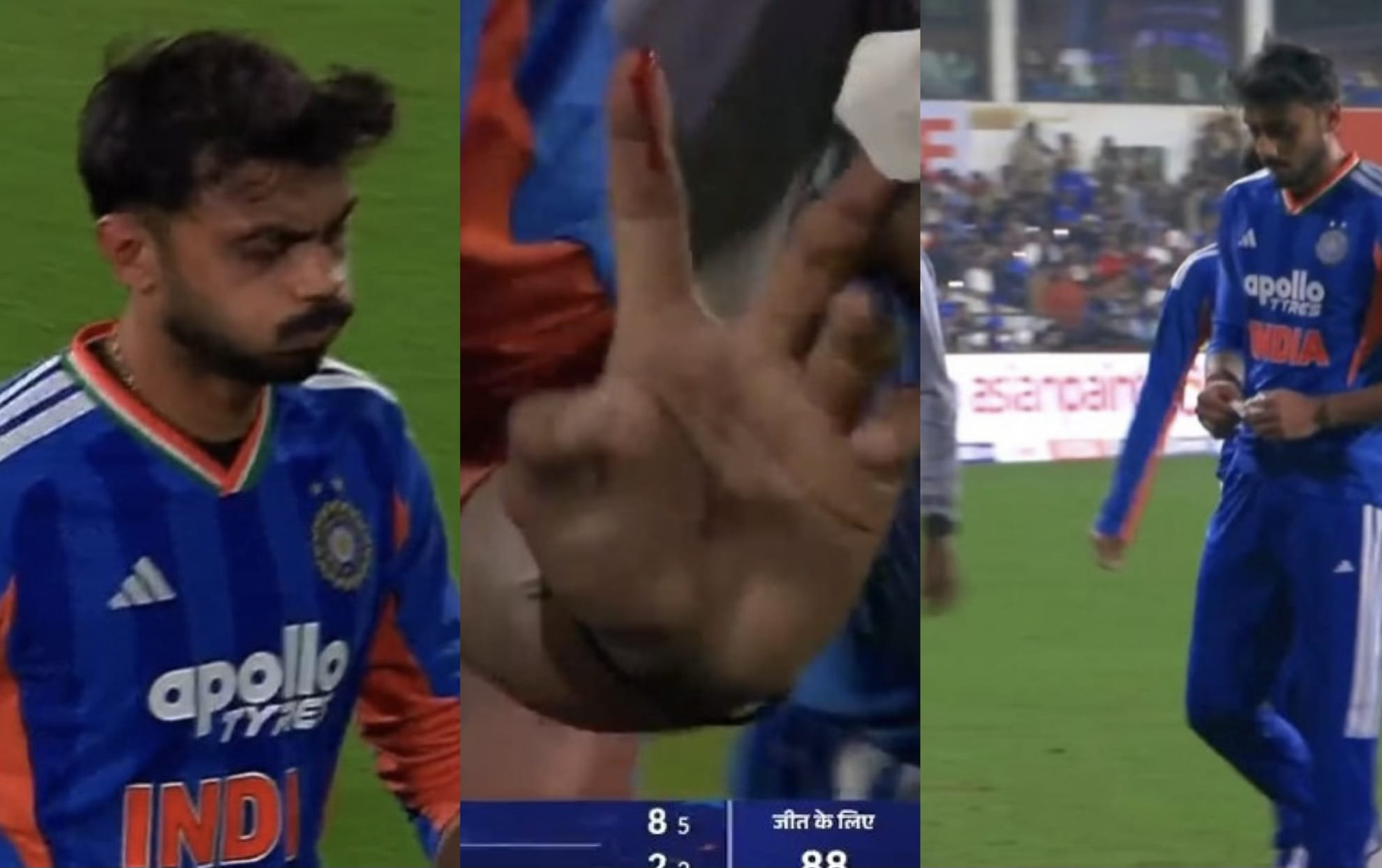 Axar Patel injured in first IND vs NZ T20I