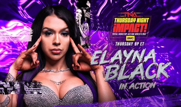 Elayna Black in action on TNA Impact (Credit-TNA)