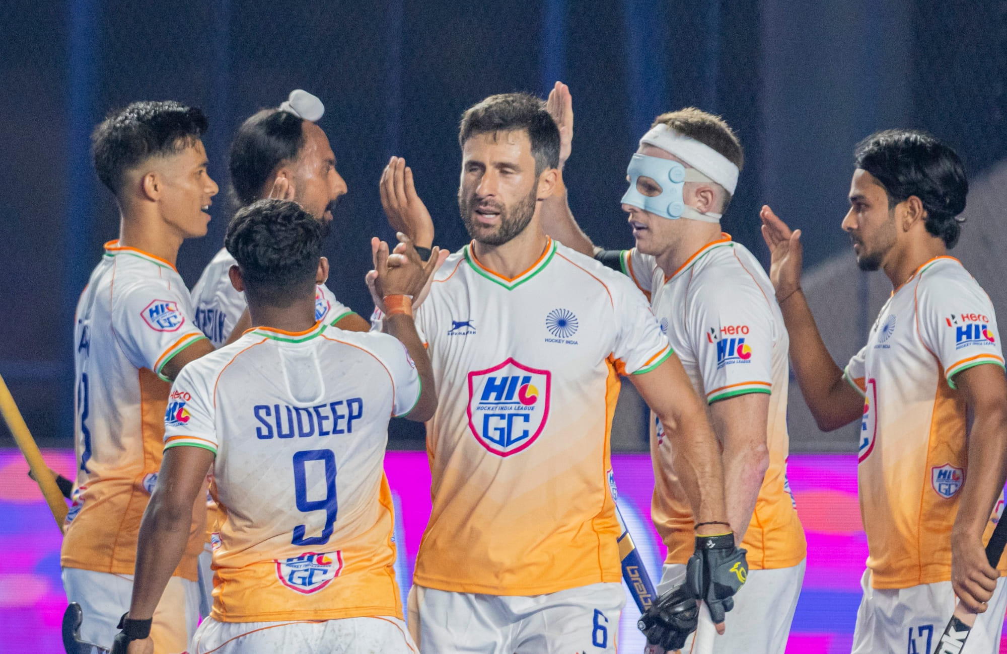 Men’s Hockey India League 2025–26: Kane Russell’s hat-trick seals HIL GC win over SG Pipers