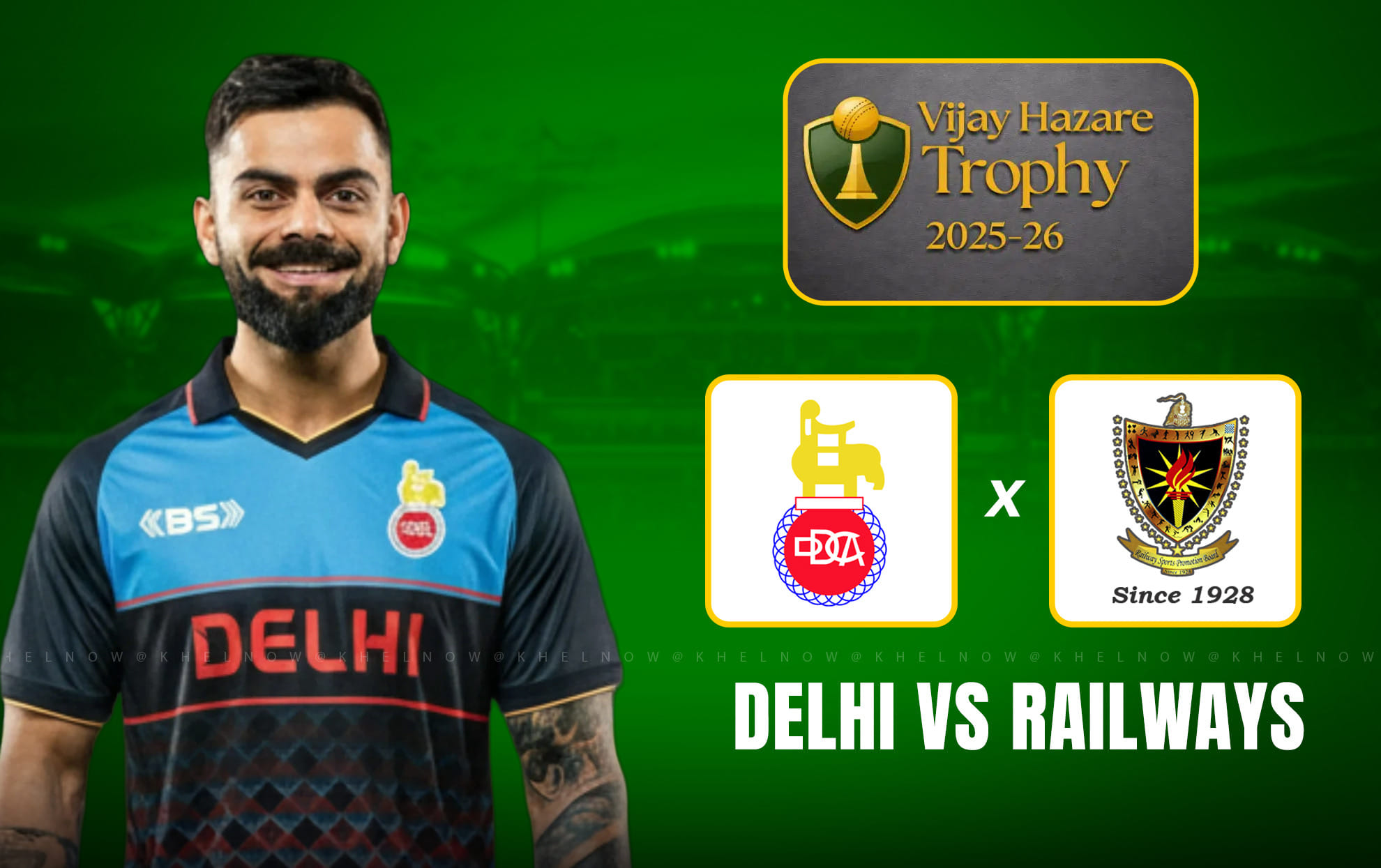 DEL vs RLYS: Live streaming details, when & where to watch VHT 2025-26 match between Delhi and Railways