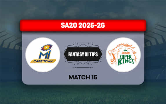 MICT vs JSK Dream11 Prediction, Dream11 Playing XI, Today Match 15, SA20 2025-26