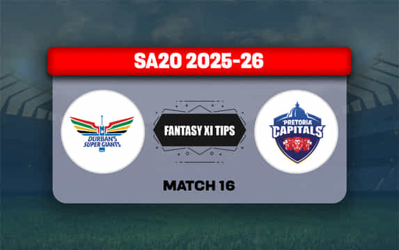 DSG vs PC Dream11 Prediction, Dream11 Playing XI, Today Match 16, SA20 2025-26