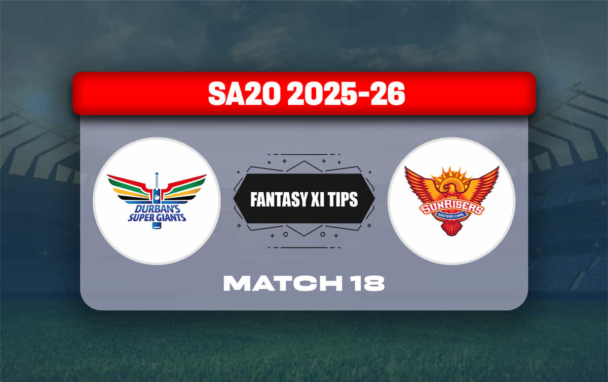 DSG vs SEC Dream11 Prediction, Dream11 Playing XI, Today Match 18, SA20 2025-26