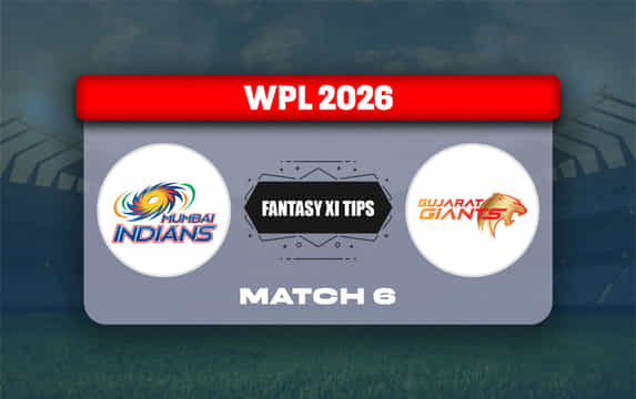 MI-W vs GG-W Dream11 Prediction, Dream11 Playing XI, Today Match 6, WPL 2026