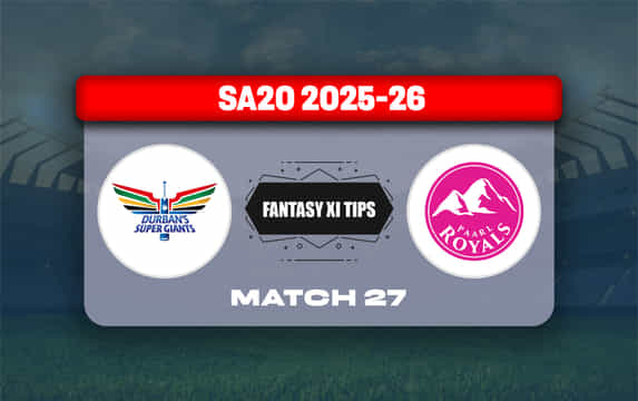 DSG vs PR Dream11 Prediction, Dream11 Playing XI, Today Match 27, SA20 2025-26