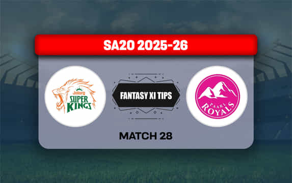 JSK vs PC Dream11 Prediction, Dream11 Playing XI, Today Match 28, SA20 2025-26