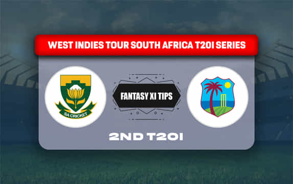 SA vs WI Dream11 Prediction, Dream11 Playing XI, Today Match 2nd, South Africa vs West Indies T20I series 2026