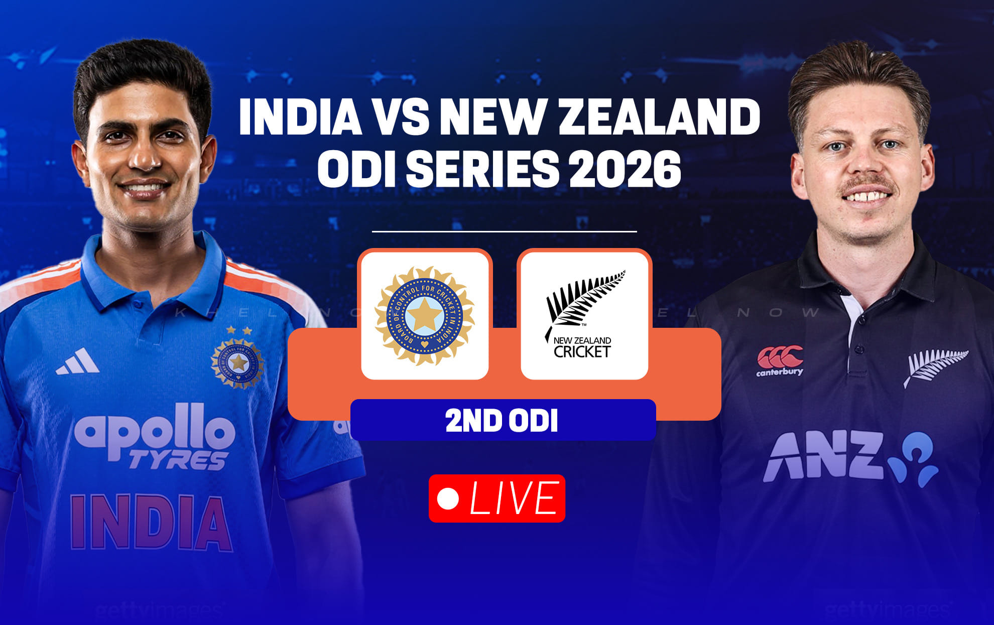 IND vs NZ Live streaming details, when and where to watch 2nd ODI of India vs New Zealand ODI series 2026