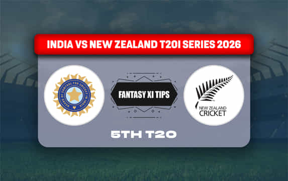 IND vs NZ Dream11 Prediction, Dream11 Playing XI, Today Match 5th, India vs New Zealand T20I series 2026
