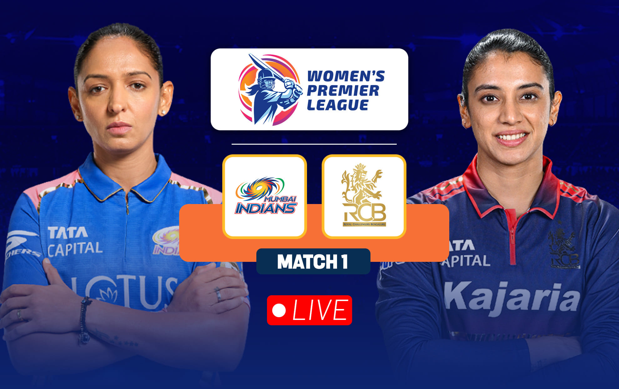 MI-W vs RCB-W: Live streaming details, when & where to watch WPL 2026 match 1