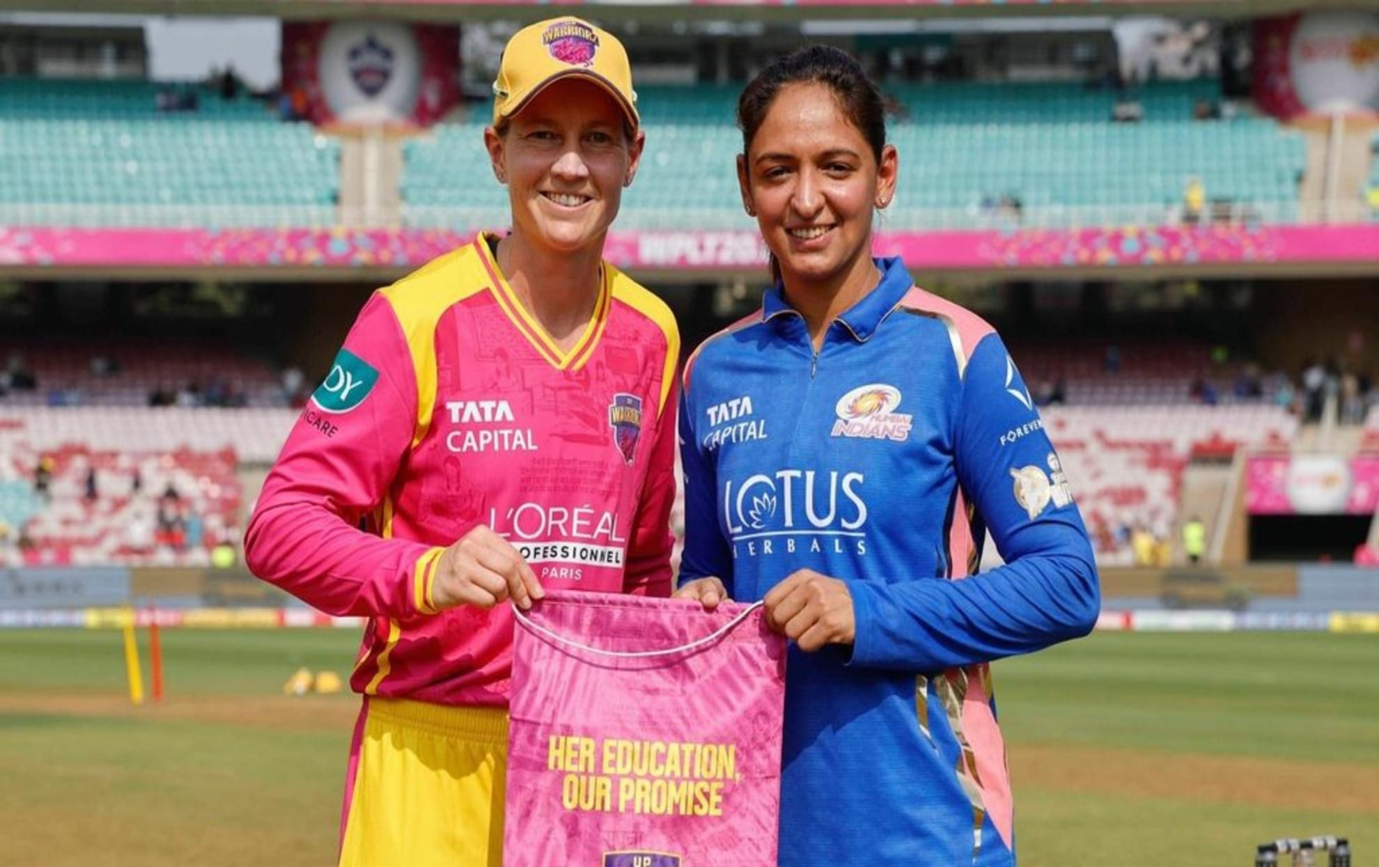 WPL 2026: Why UP Warriorz players are wearing pink jersey in the UPW vs MI clash?