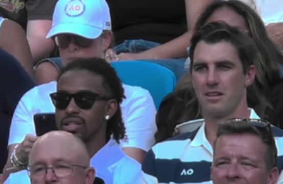 Pat Cummins makes surprise appearance at Australian Open 2026 opening day
