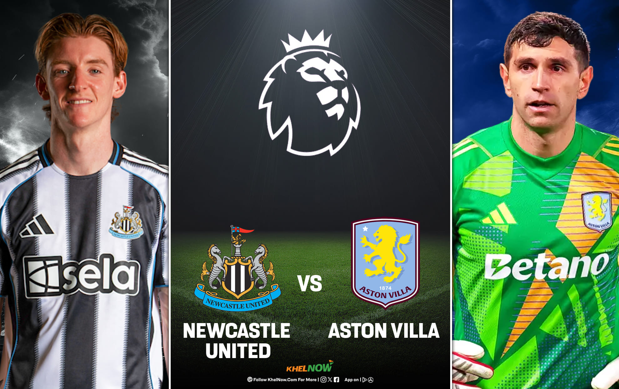 Preview: Newcastle United vs Aston Villa Prediction, lineups, betting tips & odds | Premier League 2025-26