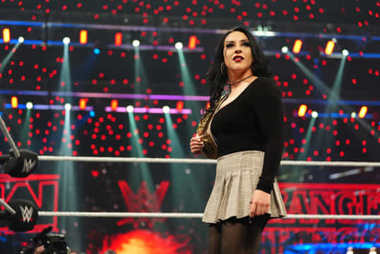 Stephanie Vaquer during a Stranger Things–themed episode of WWE Monday Night RAW