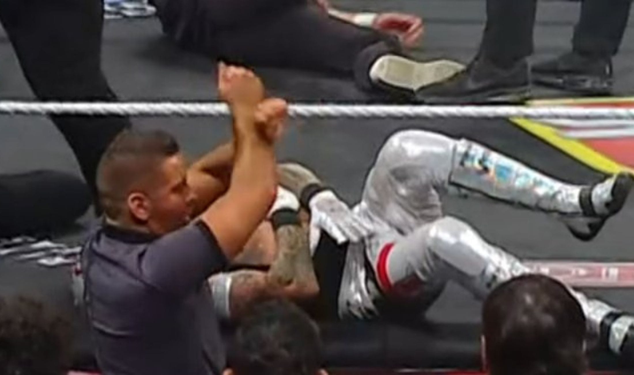 Rey Mysterio injury WWE RAW