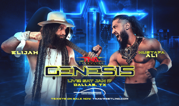 TNA Genesis 2026 Elijah vs Mustafa Ali