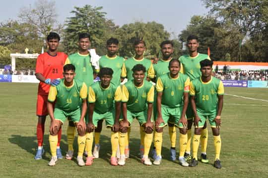 Tamil Nadu 1 (Devadath S 3’) defeated Assam 0