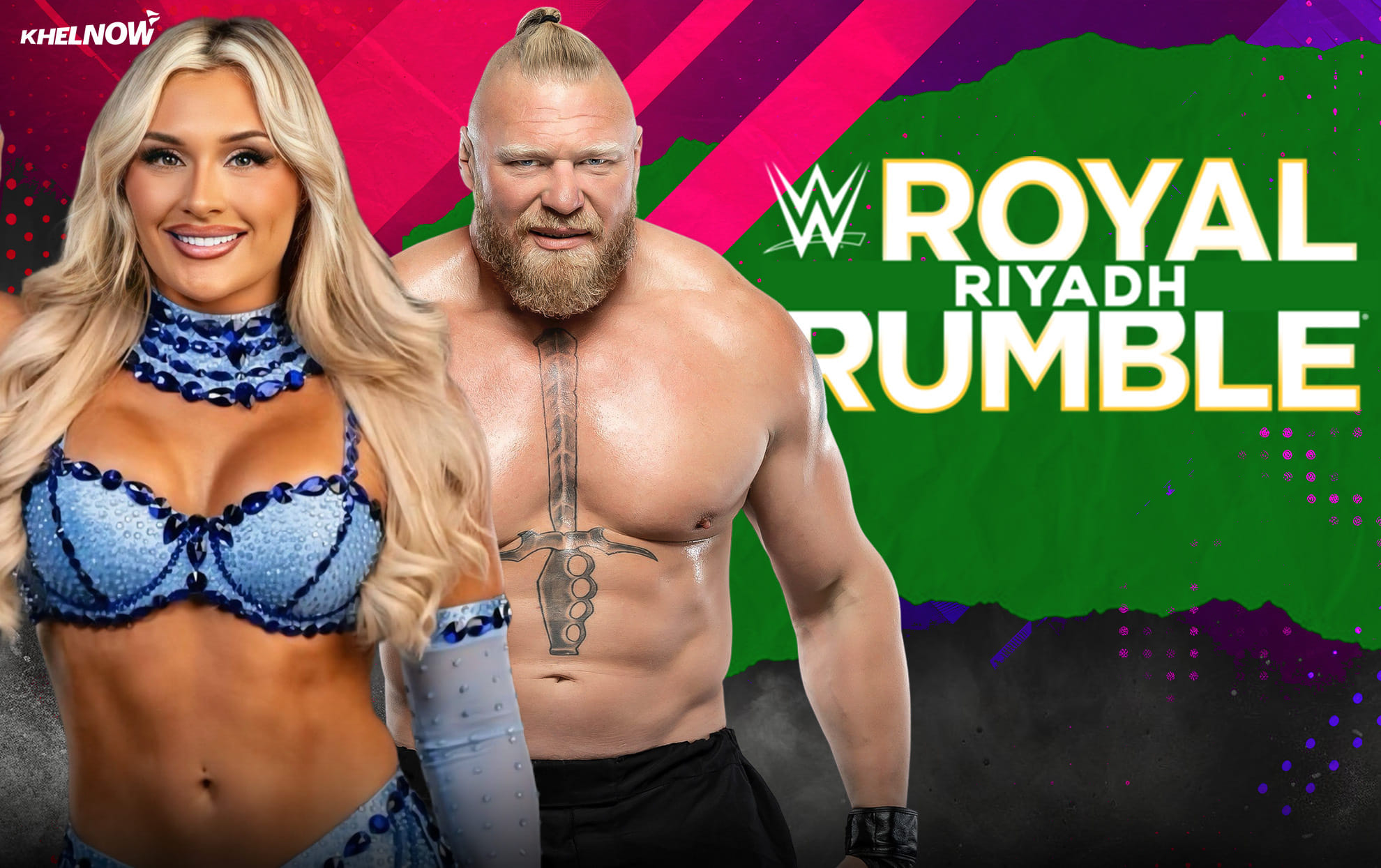 Tiffany Stratton and Brock Lesnar WWE Royal Rumble 2026