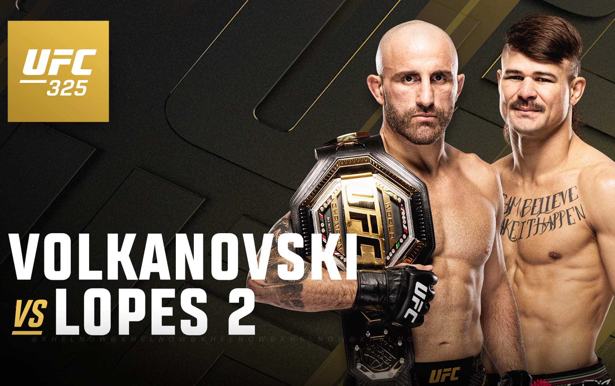 UFC 325 Volkanovski vs Lopes 2
