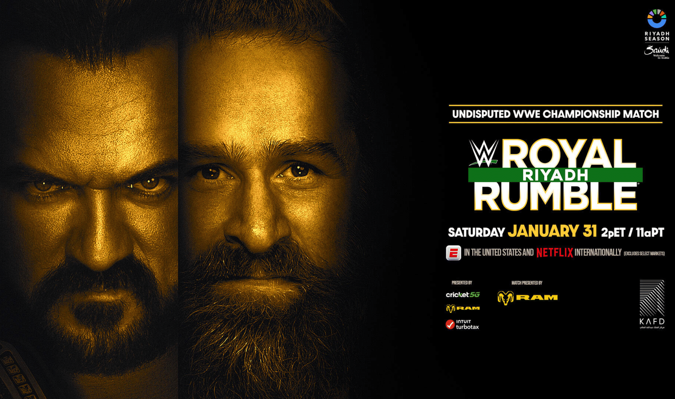 WWE Royal Rumble 2026 Drew McIntyre & Sami Zayn