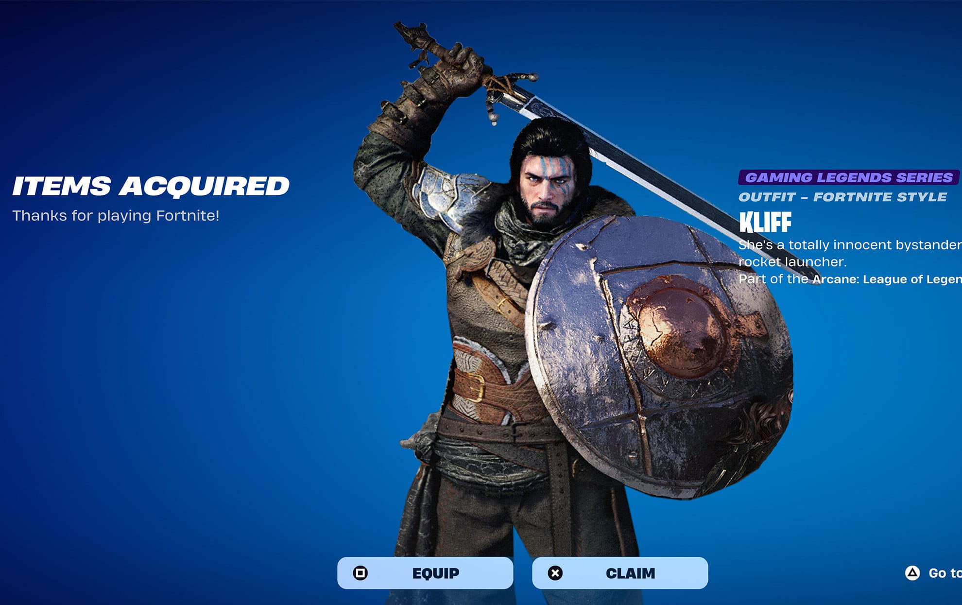 How to get Fortnite Crimson Desert Kliff skin for free?