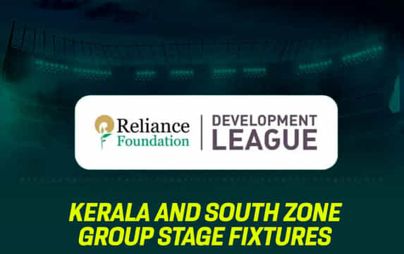RFDL 2025–26: Kerala and South Zone Group Stage Fixtures Announced