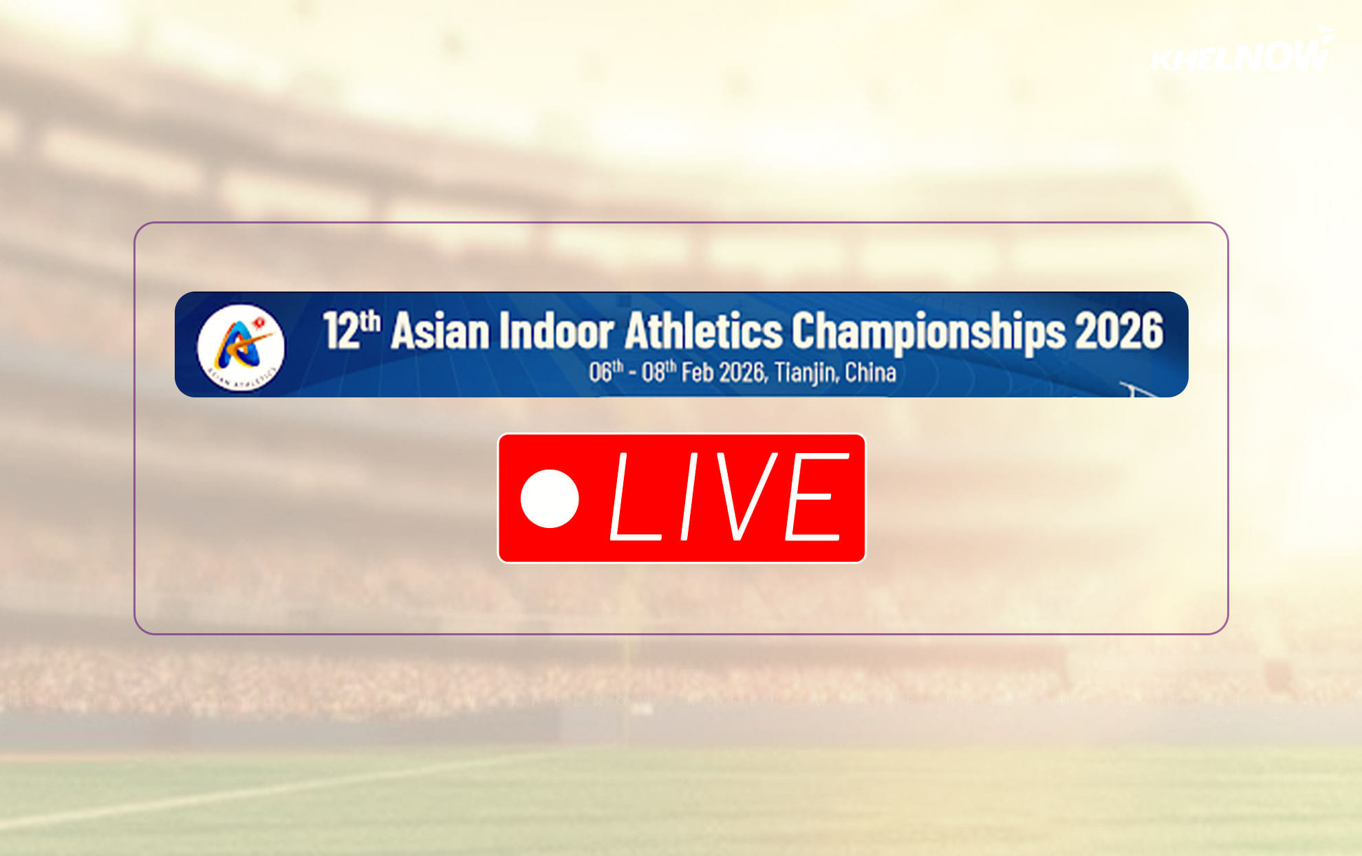 Asian Indoor Athletics Championships 2026: Live streaming, TV channel, where & how to watch?