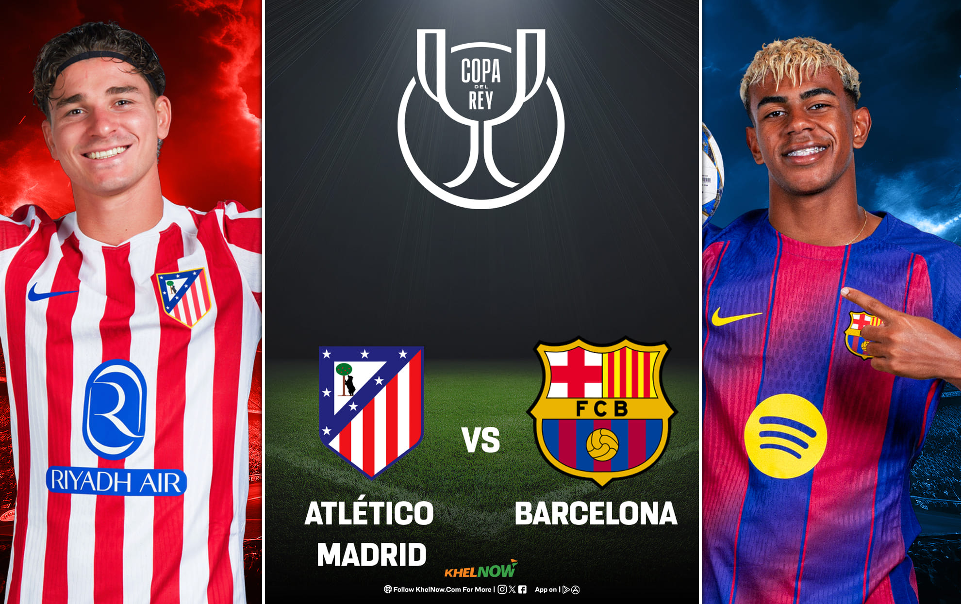 Preview: Atlético Madrid vs Barcelona Prediction, lineups, betting tips & odds | Copa del Rey 2025-26