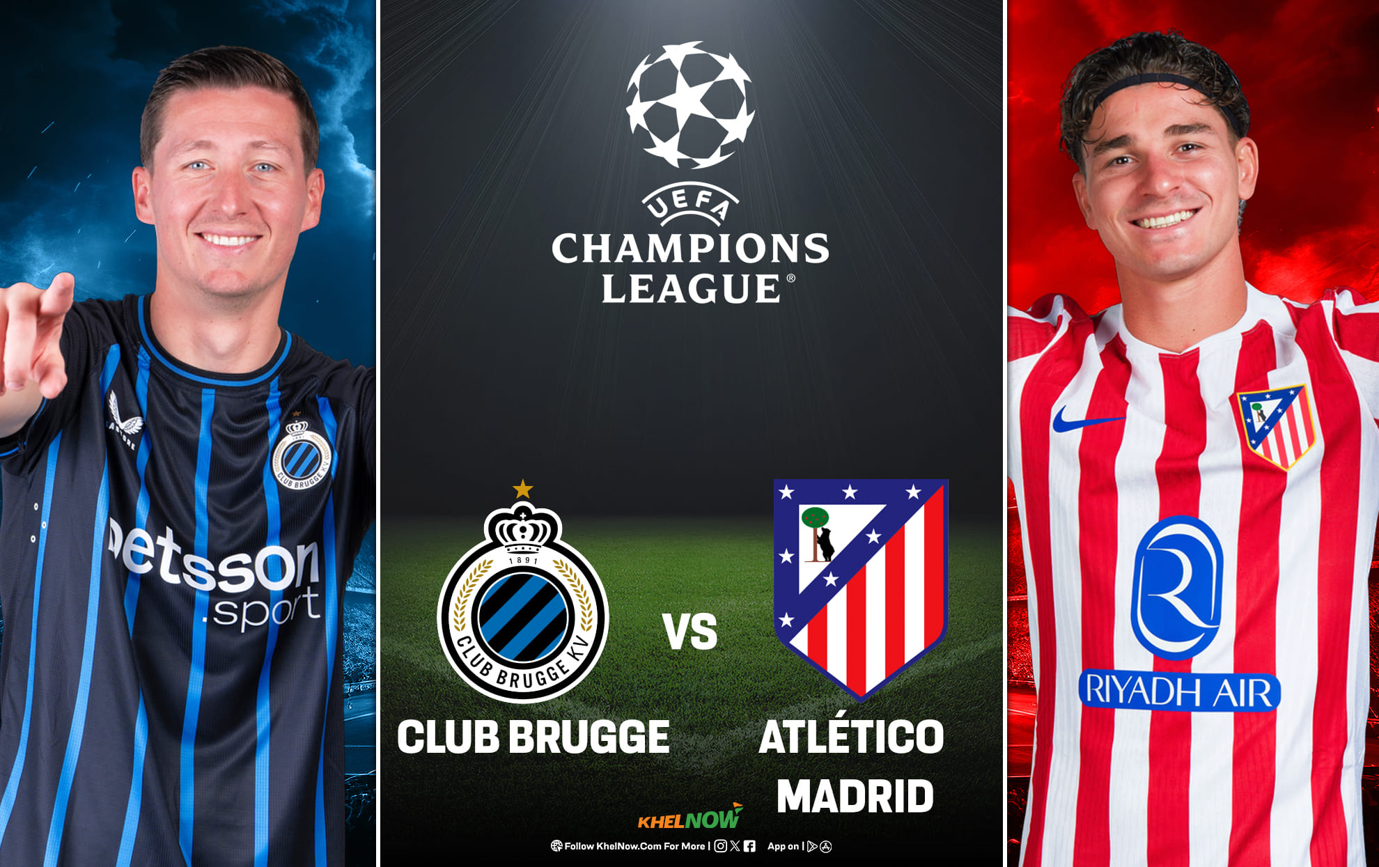 Preview: Club Brugge vs Atlético Madrid Prediction, lineups, betting tips & odds | UEFA Champions League 2025-26 Playoffs first-leg