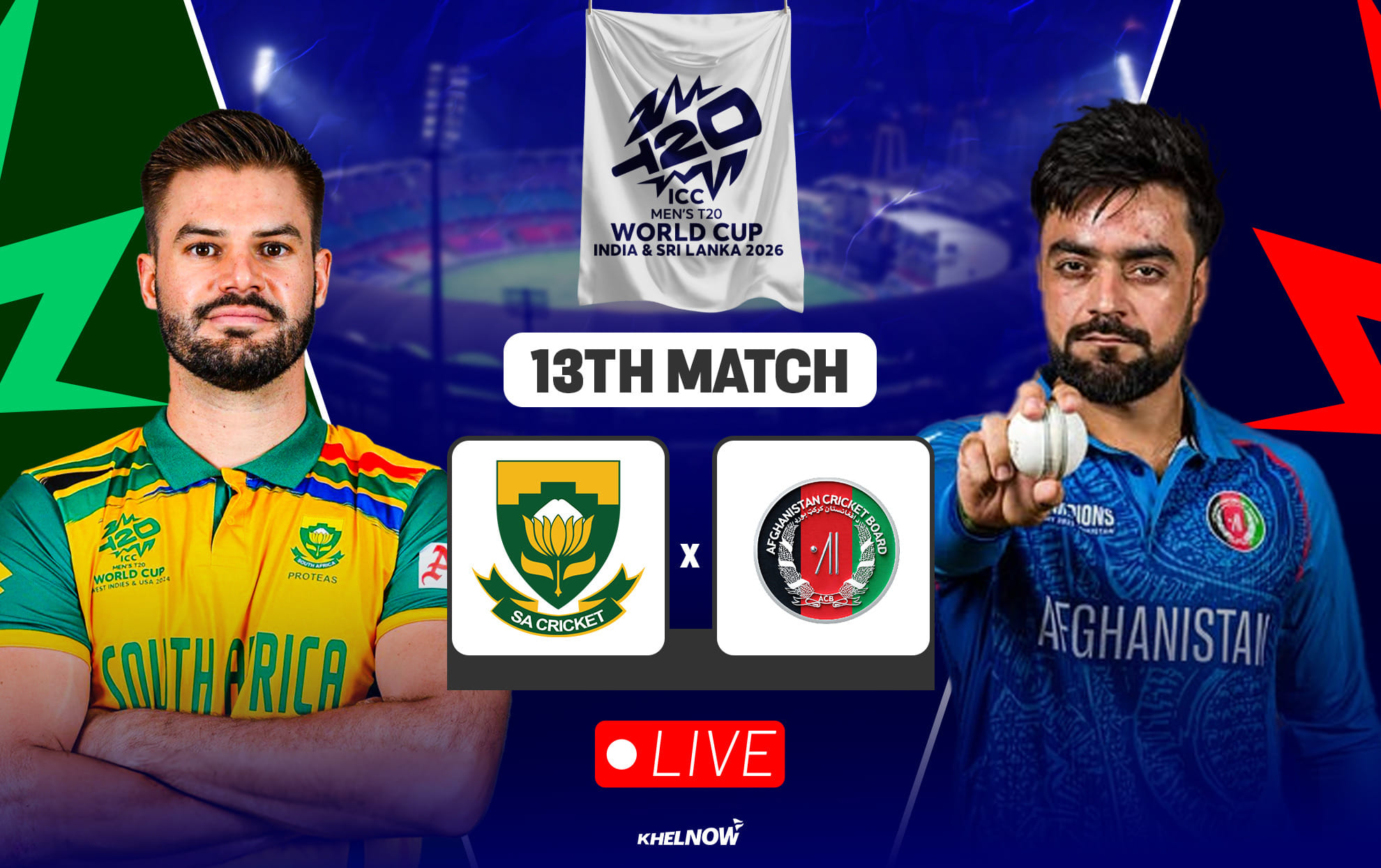 SA vs AFG Live streaming details, when & where to watch South Africa vs Pakistan T20 World Cup 2026 match 13