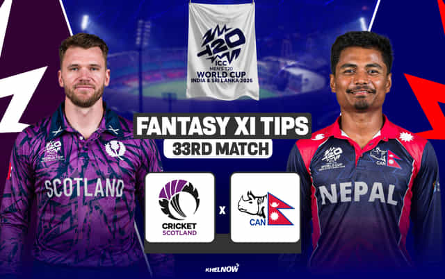 SCO vs NEP Dream11 Prediction, Dream11 Playing XI, Today Match 33, ICC T20 World Cup 2026