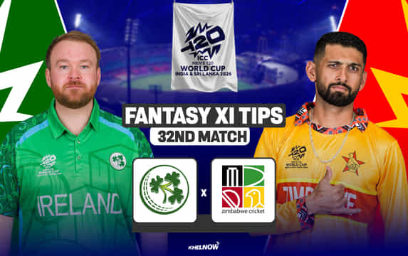 IRE vs ZIM Dream11 Prediction, Dream11 Playing XI, Today Match 32, ICC T20 World Cup 2026