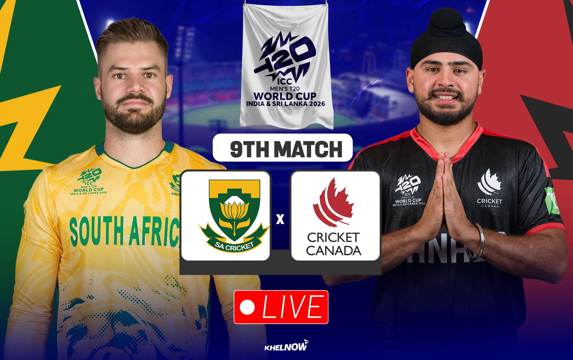 SA vs CAN Dream11 Prediction, Dream11 Playing XI, Today Match 9, ICC T20 World Cup 2026