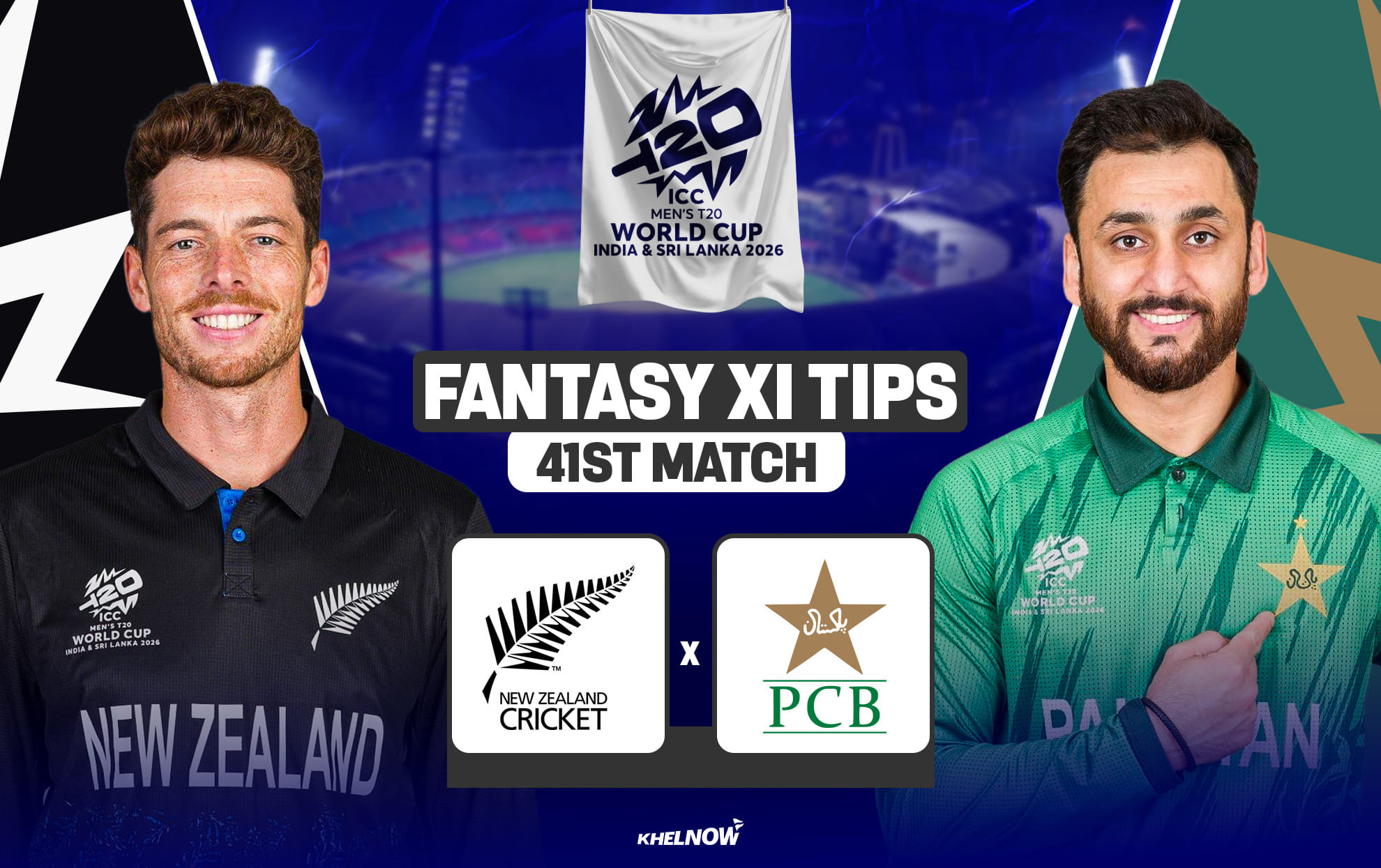 NZ vs PAK Dream11 Prediction, Dream11 Playing XI, Today Match 41, Super 8, ICC T20 World Cup 2026