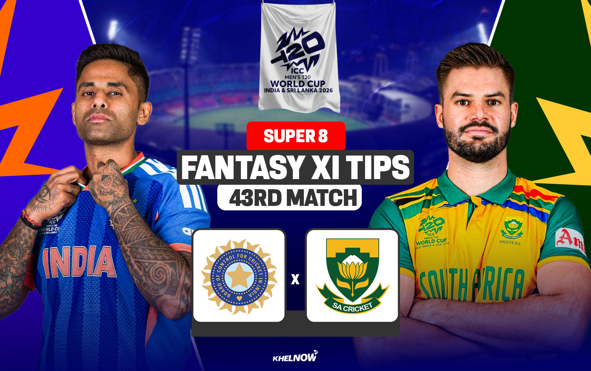 IND vs SA Dream11 Prediction, Dream11 Playing XI, Today Match 43, Super 8, ICC T20 World Cup 2026 IND vs SA Dream11 Prediction, Dream11 Playing XI, Today Match 43, Super 8, ICC T20 World Cup 2026