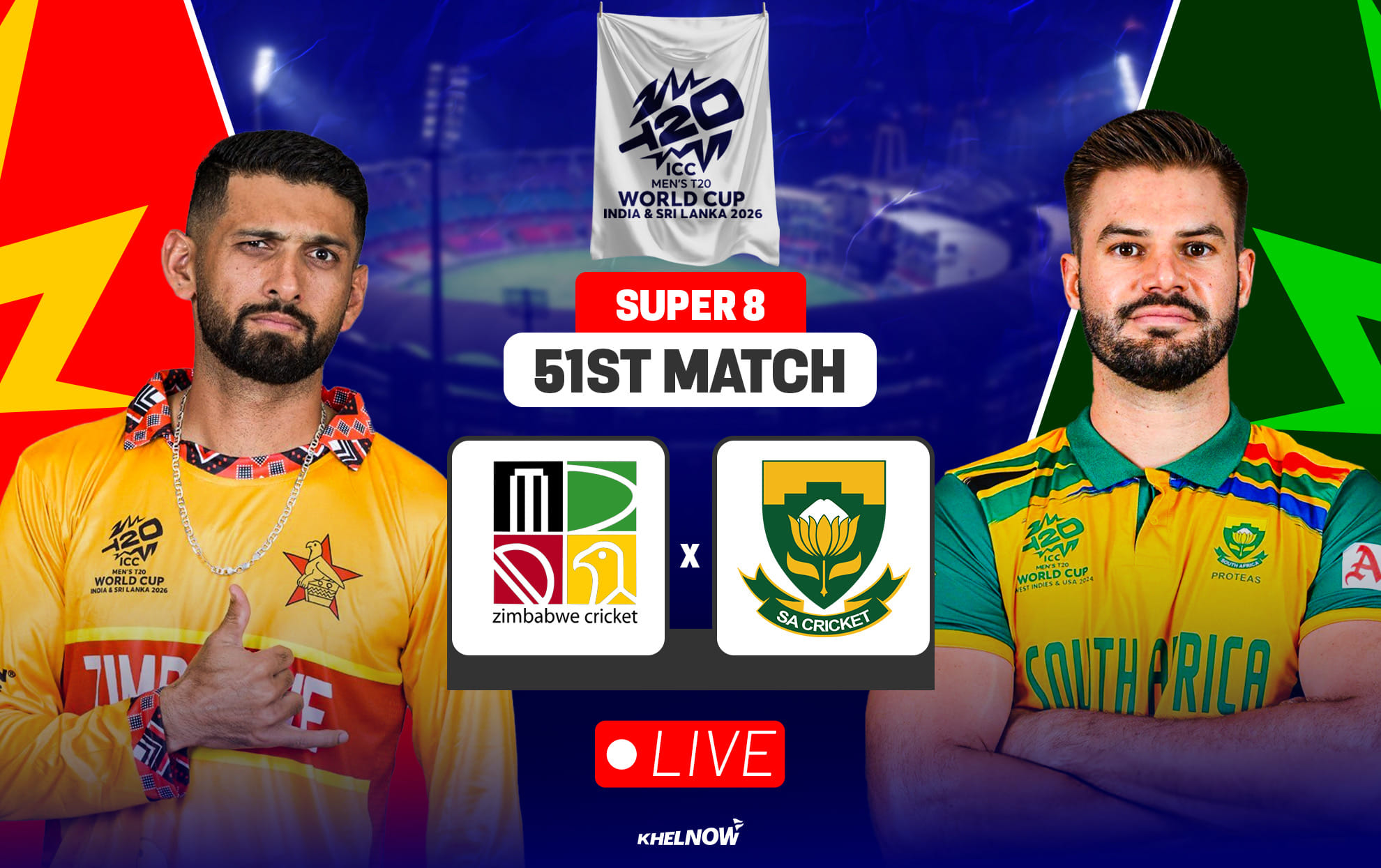 ZIM vs SA Live streaming details, when & where to watch Zimbabwe vs South Africa T20 World Cup 2026 match 51
