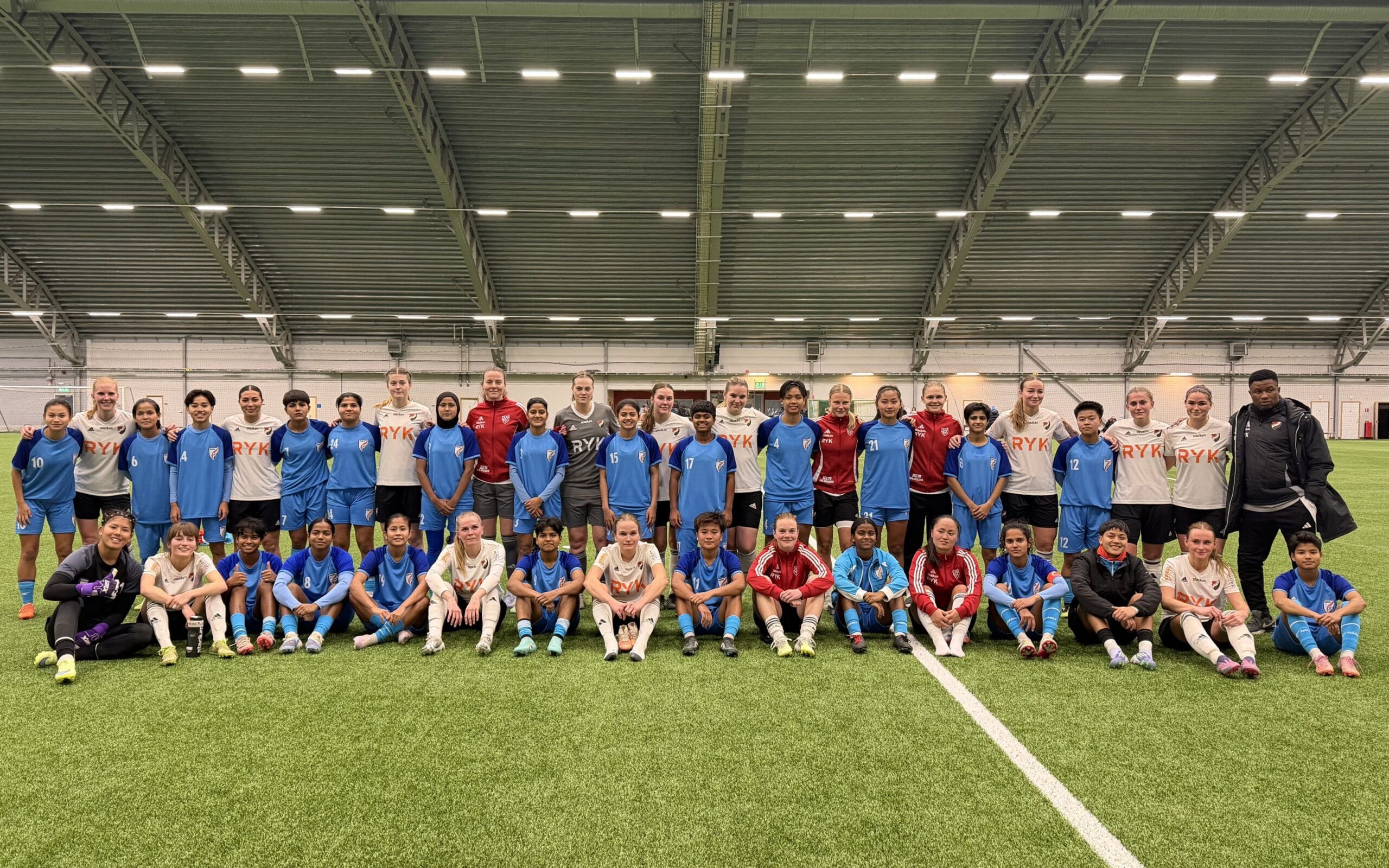 India U20 Women share spoils with Enskede IK Dam in friendly clash