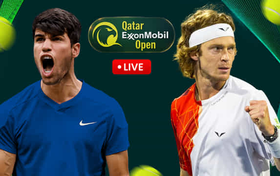 Carlos Alcaraz vs Andrey Rublev live streaming, TV channel, where & how to watch: ATP Qatar Open 2026