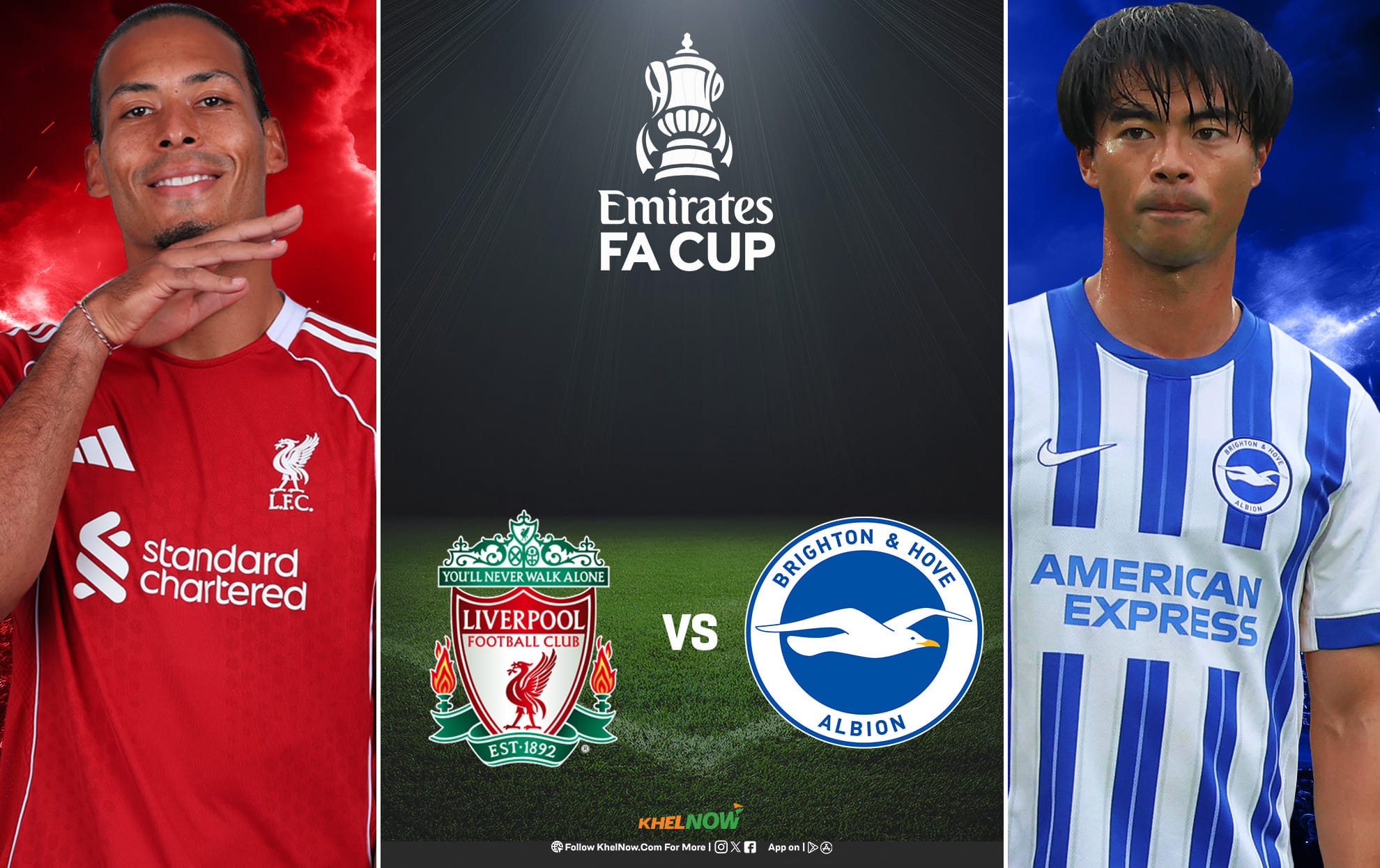 Preview: Liverpool vs Brighton Prediction, lineups, betting tips & odds | FA Cup 2025-26
