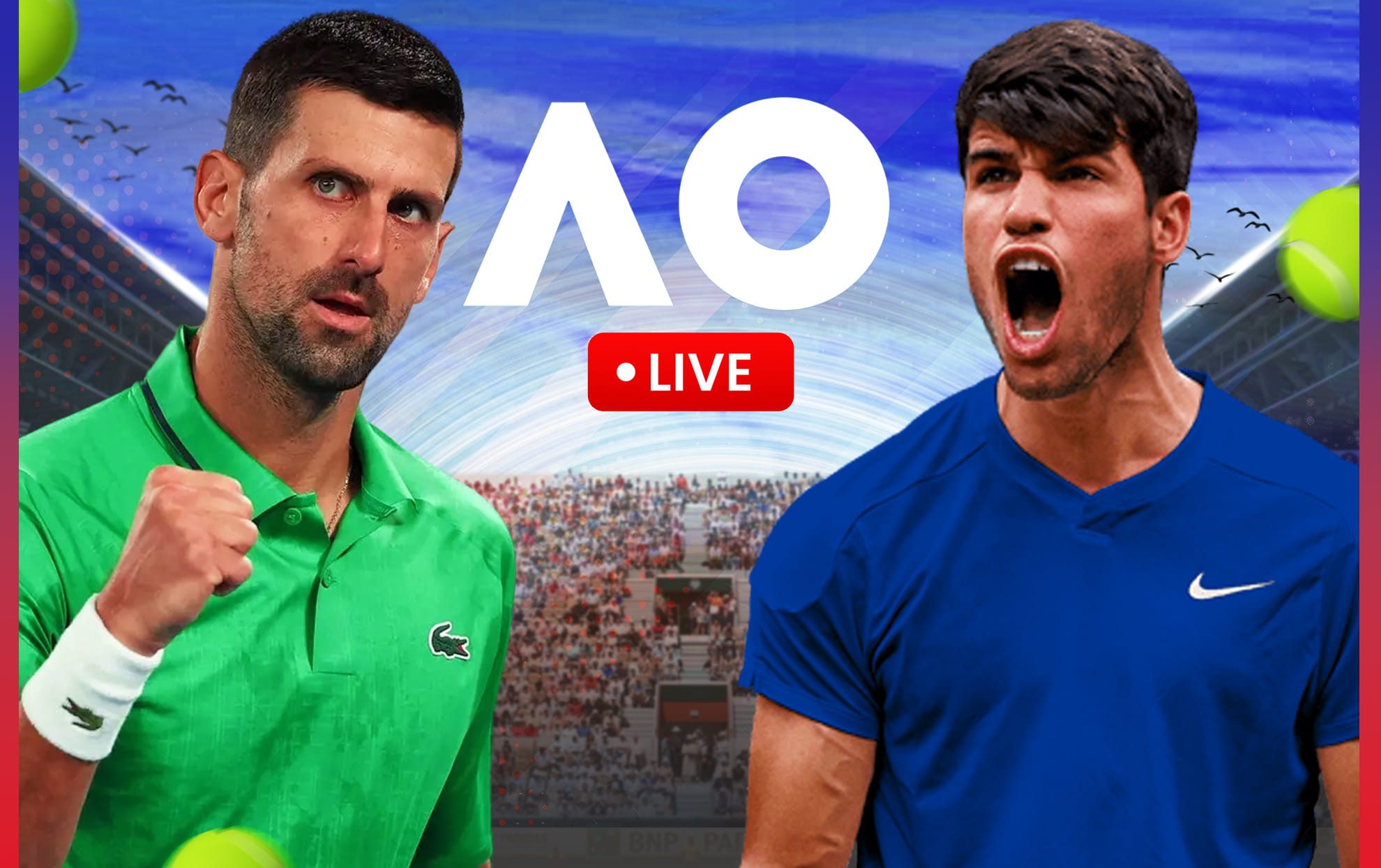 Novak Djokovic vs Carlos Alcaraz Final Live Updates, Australian Open 2026