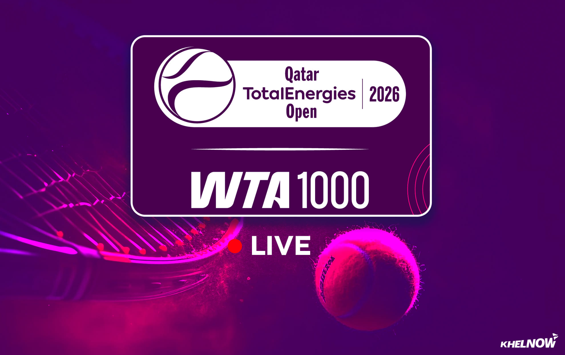 WTA Qatar Open 2026: Live Streaming, TV Channel, where and how to watch?