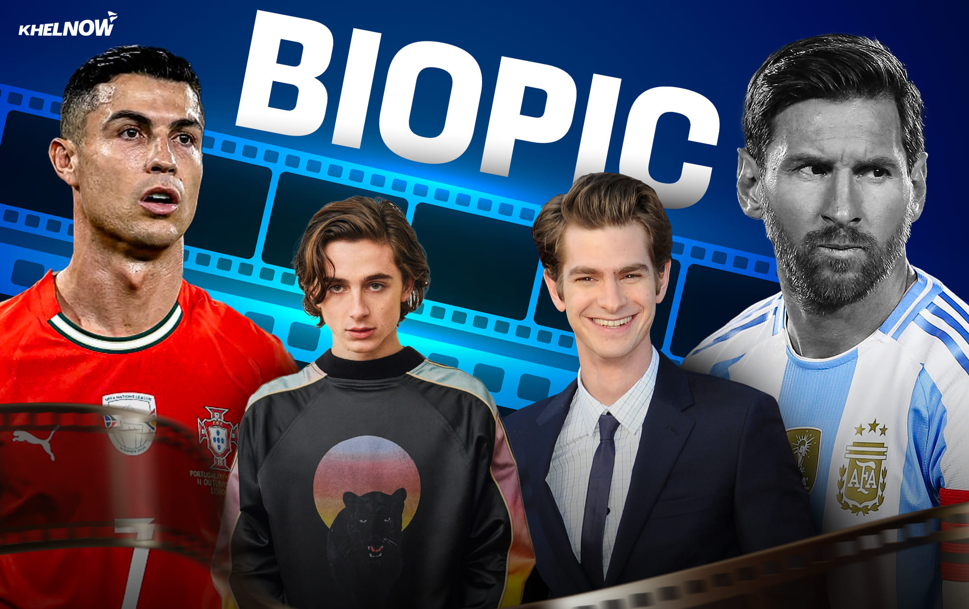FACT CHECK: Are Timothée Chalamet & Andrew Garfield actually playing as Cristiano Ronaldo & Lionel Messi in 2028 biopic?