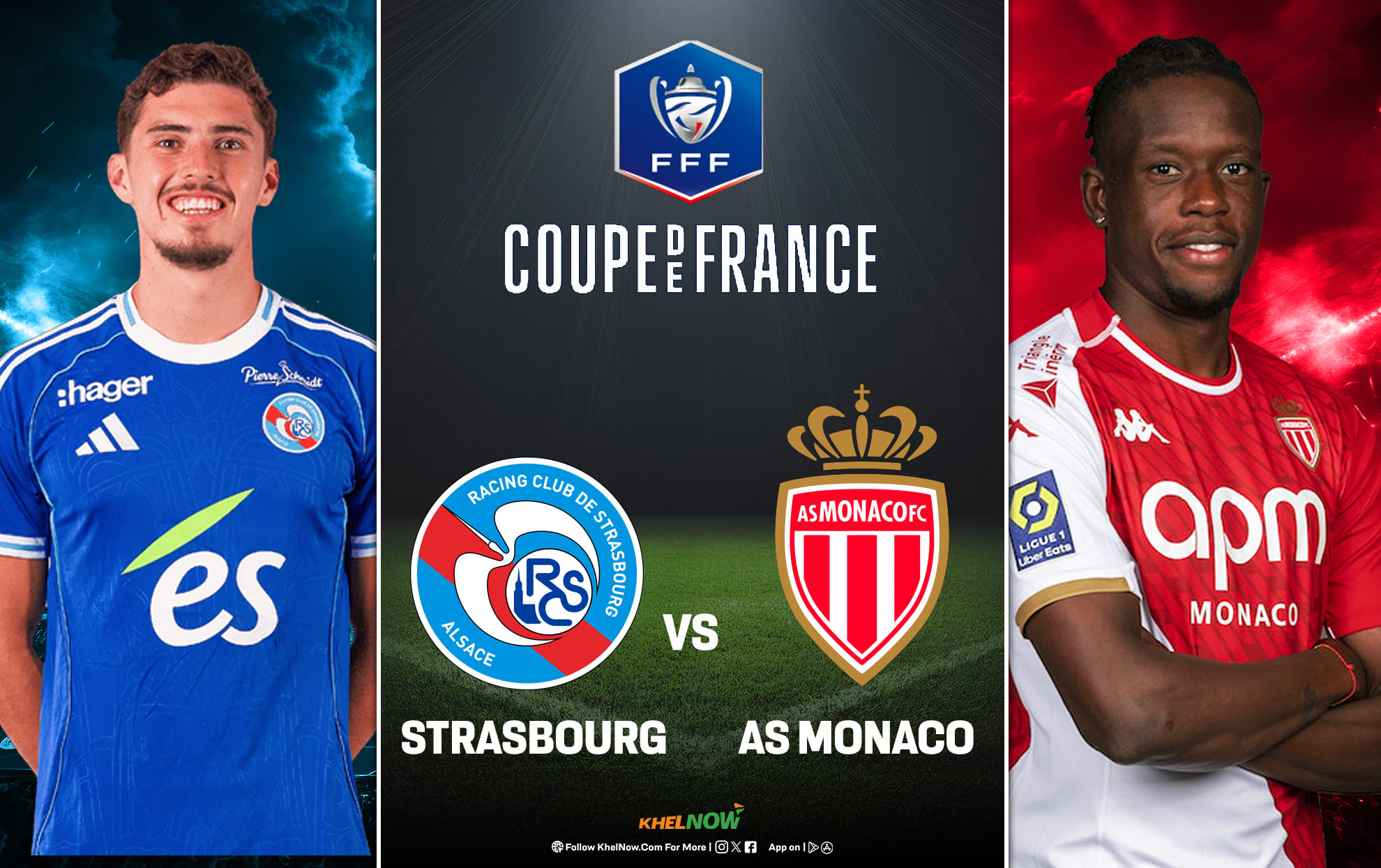 Preview: RC Strasbourg vs AS Monaco Prediction, lineups, betting tips & odds | Coupe de France 2025-26