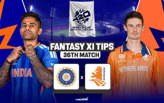 IND vs NED Dream11 Prediction, Dream11 Playing XI, Today Match 36, ICC T20 World Cup 2026
