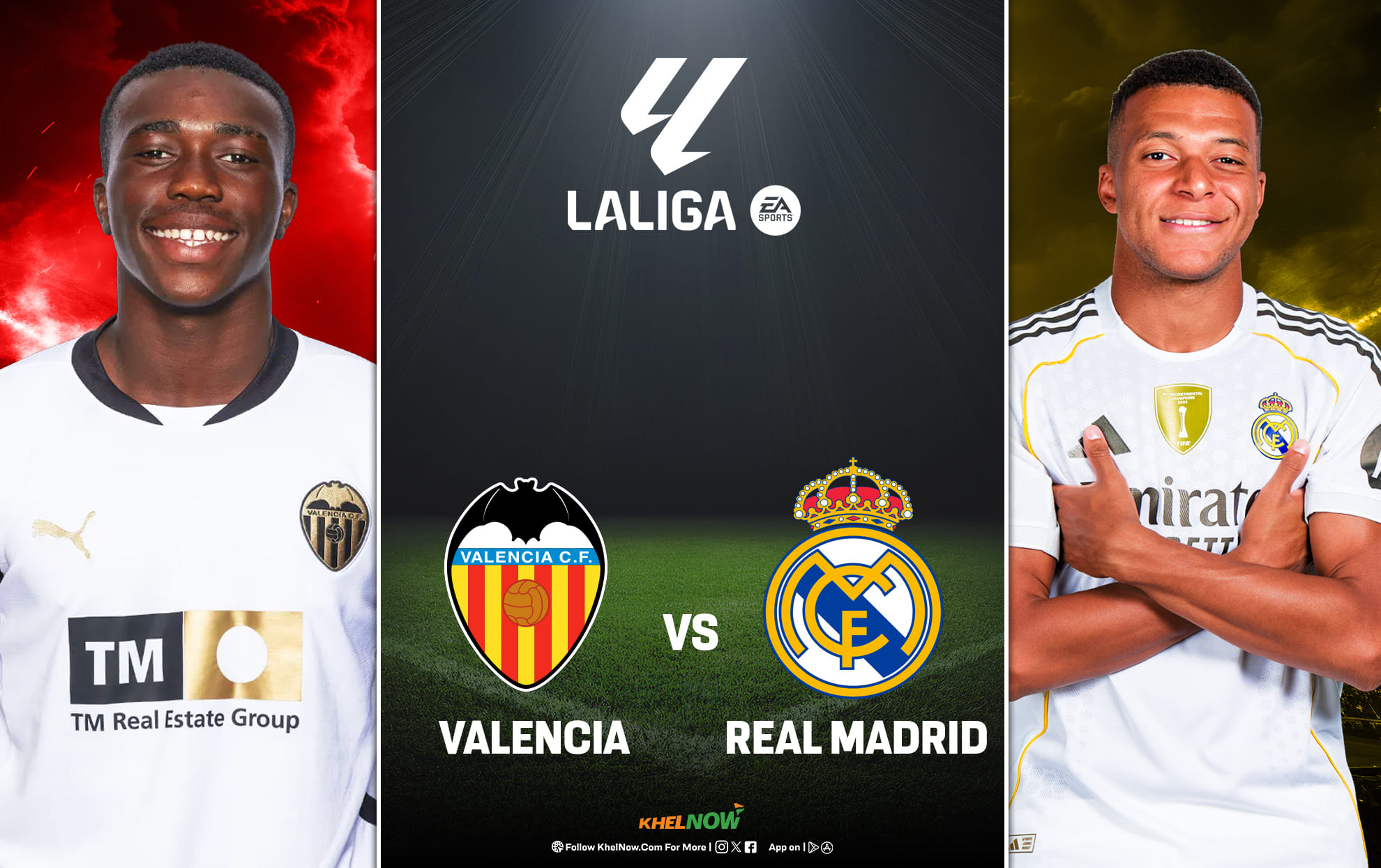 Preview: Valencia vs Real Madrid Prediction, lineups, betting tips & odds | LaLiga 2025-26