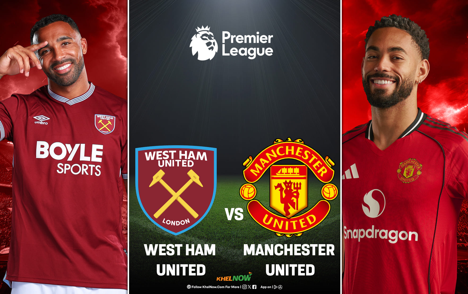 Preview: West Ham vs Manchester United Prediction, lineups, betting tips & odds | Premier League 2025-26