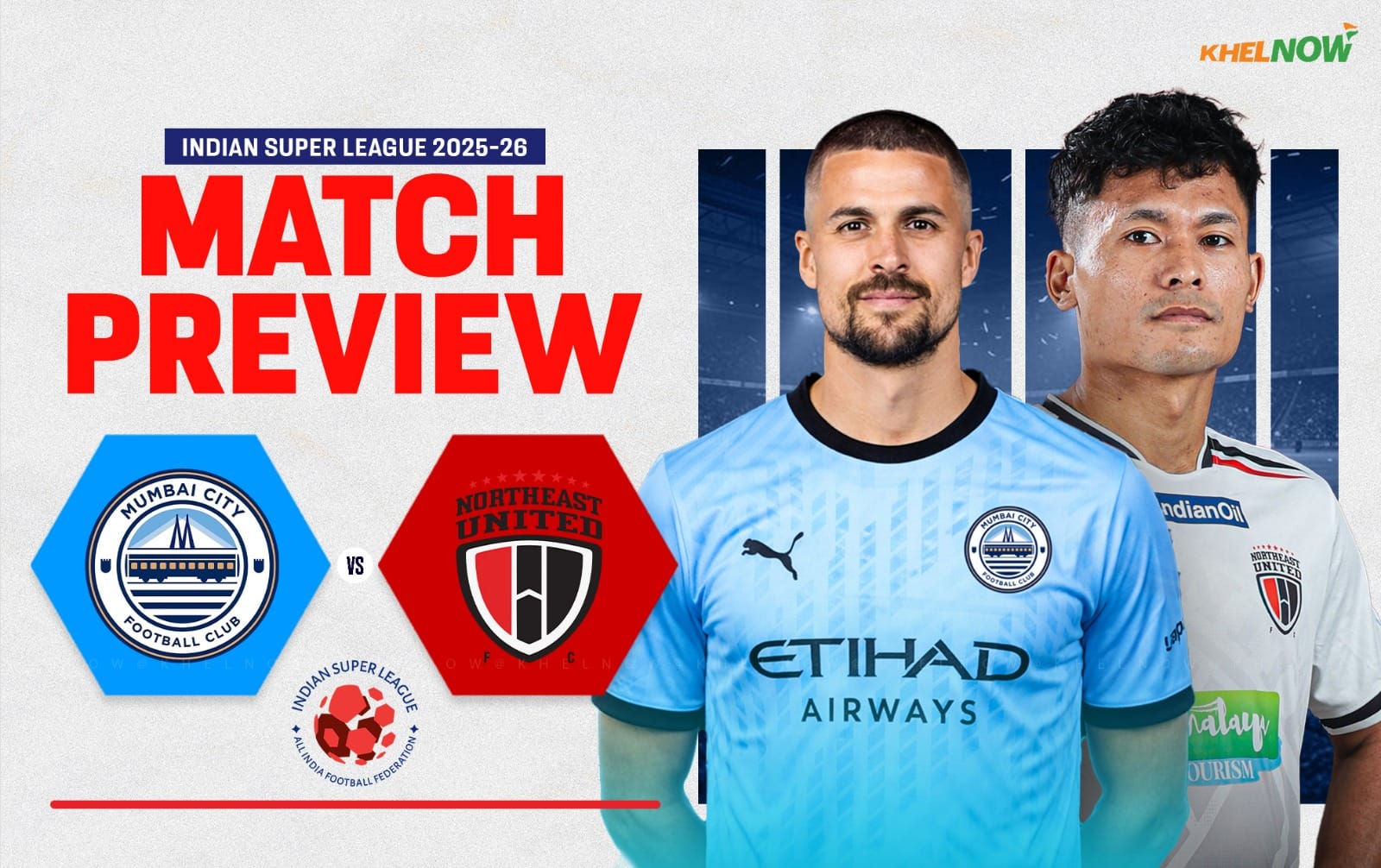 Mumbai City FC eye strong statement at home against NorthEast United FC