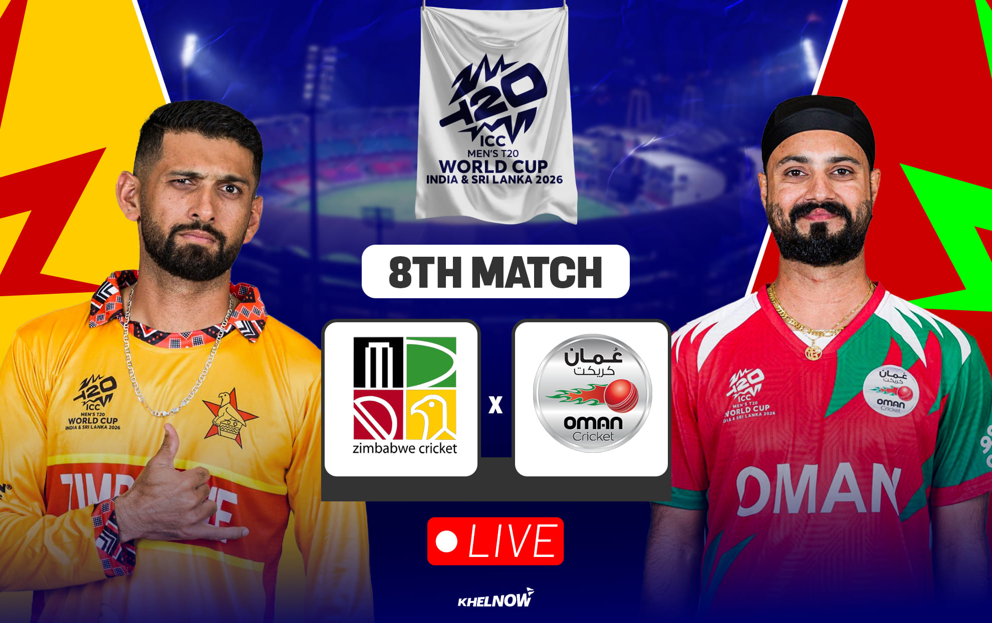 ZIM vs OMN Live streaming details, when & where to watch Zimbabwe vs Oman ICC T20 World Cup 2026 match 8