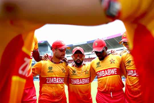 When was last time Zimbabwe qualified for Round 2 of T20 World Cup?