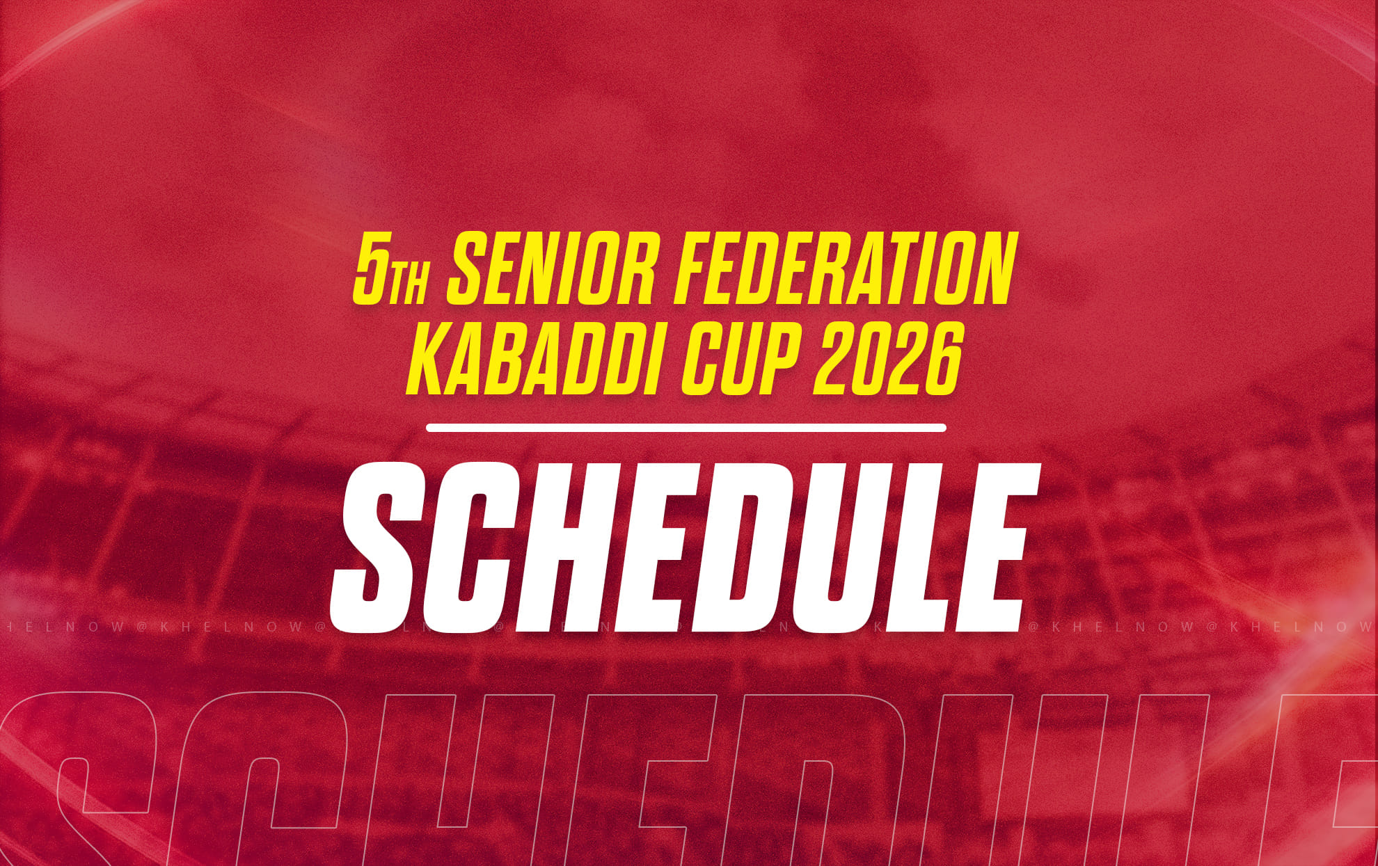 5th Senior Federation Kabaddi Cup 2026: Full schedule, results, match timings, live streaming details & more